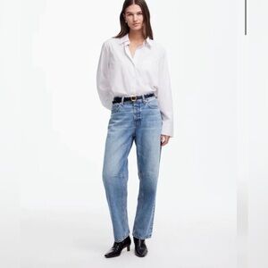 Madewell Darted Barrel Jean